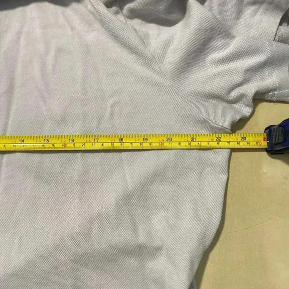 Theory Men's Kayser Polo Shirt Modal Jersey Rose Dust (Beige) Size XL - Picture 4 of 8